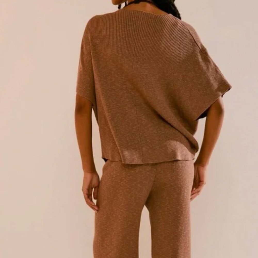 ✨ Free People Jaclyn Sweater Set – Raw Umber (2-Piece Knit Lounge Set) ✨ - Picture 2 of 10
